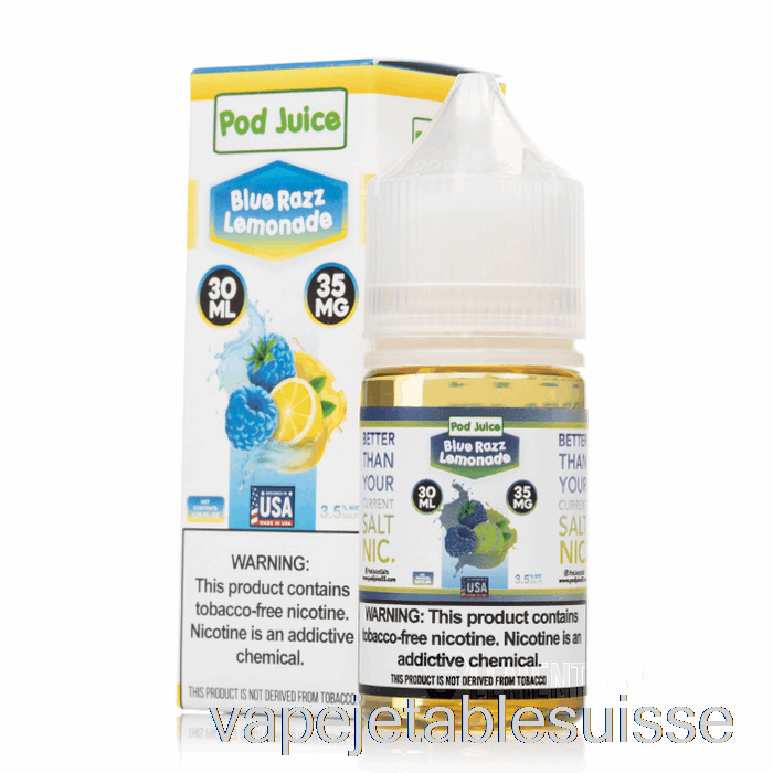 Vape Suisse Limonade Blue Razz - Jus De Dosettes - 30ml 35mg